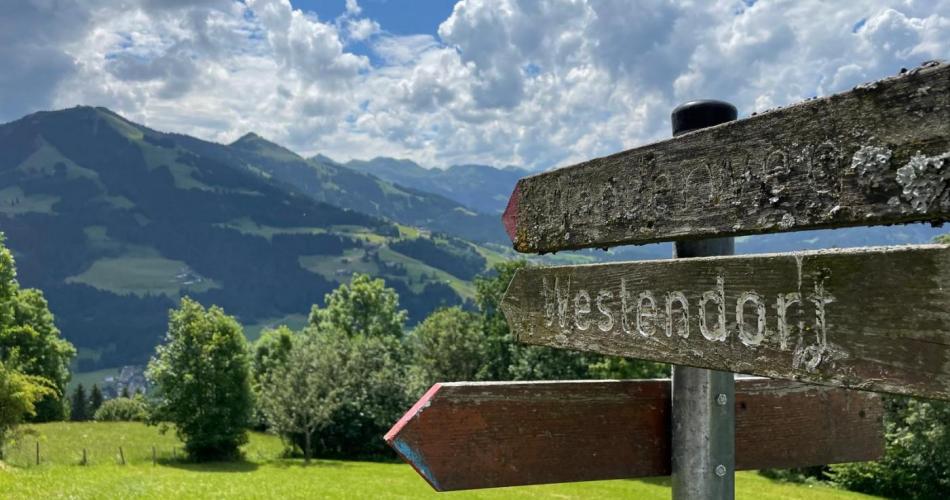 Schild Westendorf