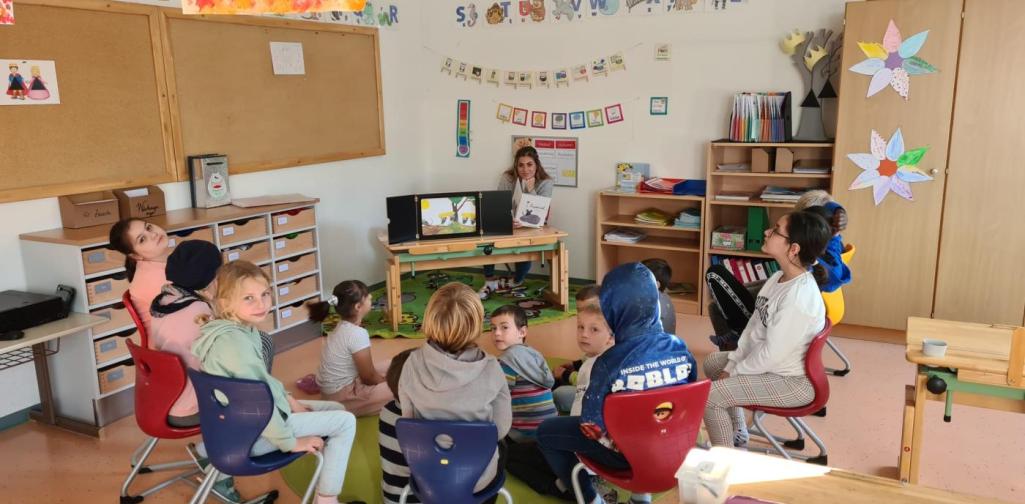 Kinder am Vorlesetag