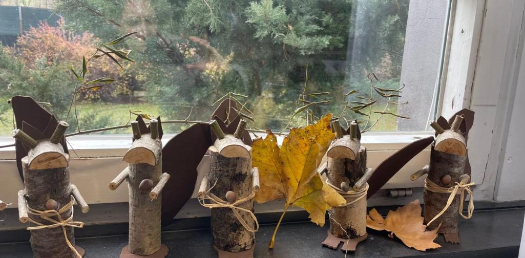 Gebastelte Eichhörnchen