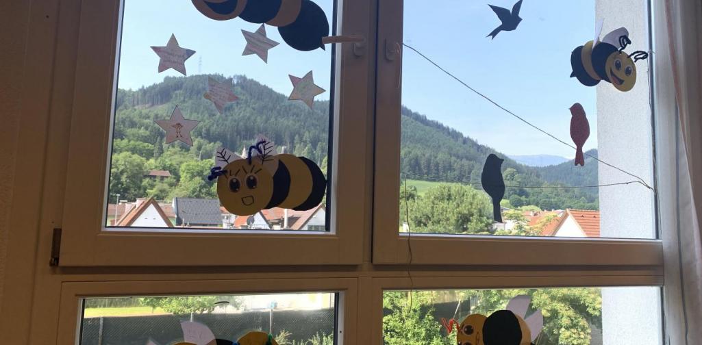 Biene4 Fensterbild Biene