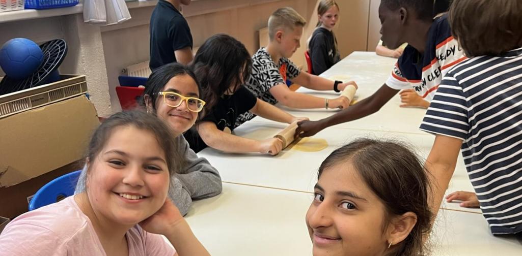 Ein Rezept wird ausprobiert