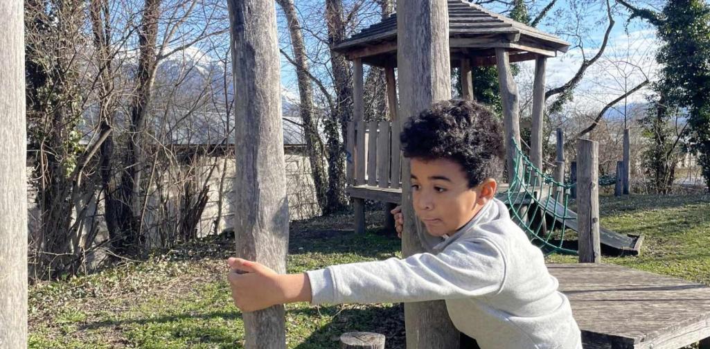 Vorschüler beim spielerisch Lernen Vorschüler beim spielerisch Lernen